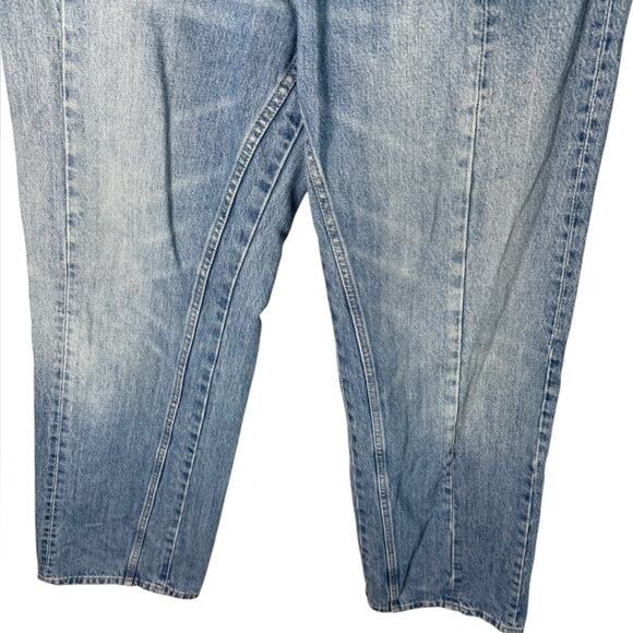 Mango Women’s Sz 8 Straight Jeans with Decorative Seams - Picture 5 of 8